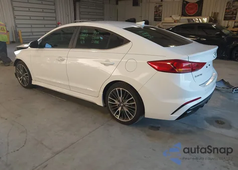 2017 Hyundai Elantra Sport из США, поврежденный, VIN KMHD04LB1HU291663